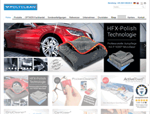 Tablet Screenshot of polyclean.com